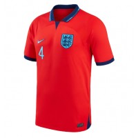 Camiseta Inglaterra Declan Rice #4 Visitante Equipación Mundial 2022 manga corta